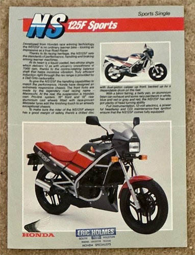 Honda ns125f sports motorcycle - honda,