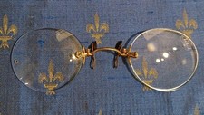 Antique PINCE NEZ Gold Filled Spectacles