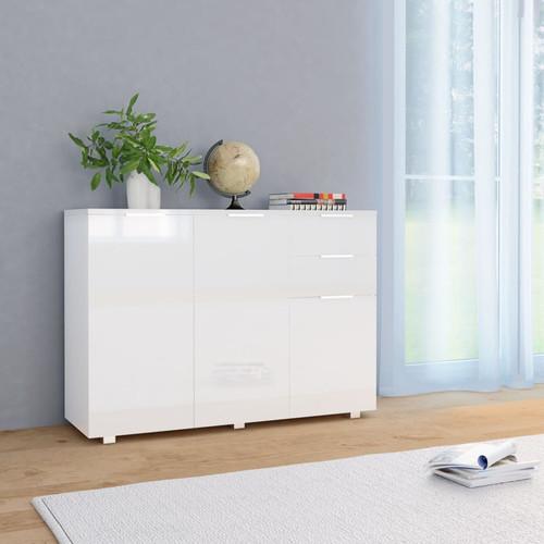 Sideboard high gloss white - gloss,