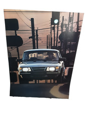 1986 Saab 900 Turbo Vintage Car Print Ad Classic Swedish Auto Promo