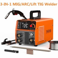 FEIFANKE 135A MIG Welder Gasless 240V 3 IN 1 MIG/ARC/Lift TIG IGBT Inverter
