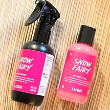 Lush CHOOSE Snow Fairy Avocado YOG NOG Body Spray Shower Gel 3.3oz Bath Bomb