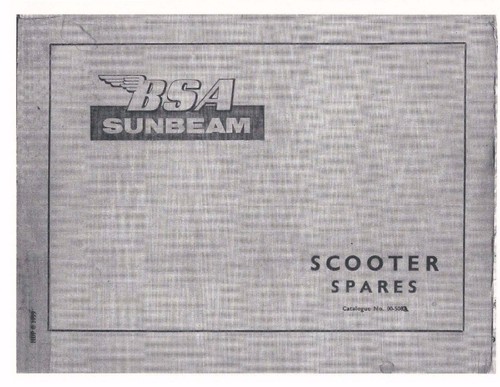 Bsa parts manual book - bsa,