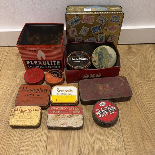 Tins10 joblot vintage - tins10, oxo