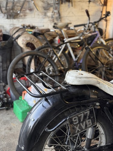Triumph pre unit luggage rack - triumph,