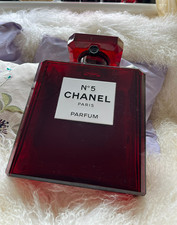 Rare Chanel No 5 Red Limited Edition Giant Factice Display Bottle 13" Tall