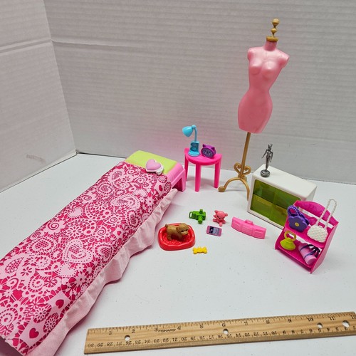 Barbie bedroom dreamhouse - bedroom,