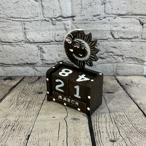 15cm brown sun moon vintage - brown,