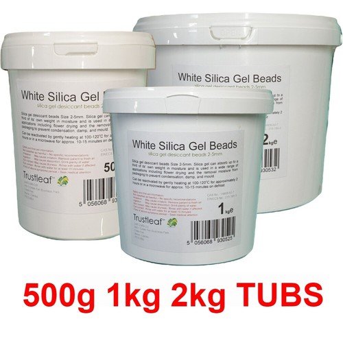 White silica gel desiccant - gel,