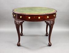Edwardian Mahogany Chippendale Style Drum Table