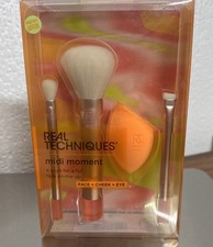 Real Techniques, Midi Moment Brush And Sponge Set Brand-New