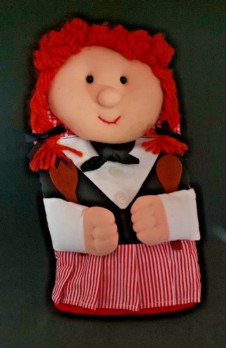 Vintage oven mitt pot holder - mitt,