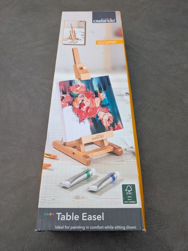 Table top easel for painting - top,