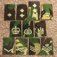 DPM Camouflage Rank Slide