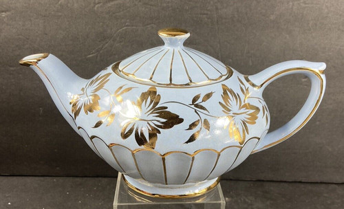 Sadler blue tea pot - sadler,
