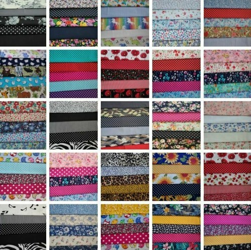 100 cotton fabric bundles - fabric,