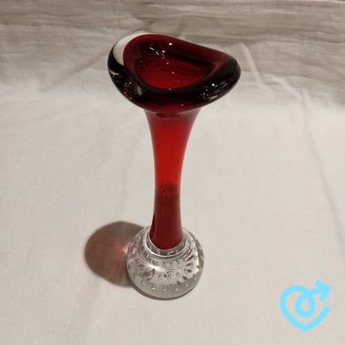 Art glass bud vase - bud,