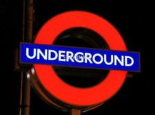 PHOTO  EPPING UNDERGROUND STATION SIGN OUTSIDE STATION