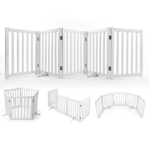 Foldable wooden puppy - foldable, gate