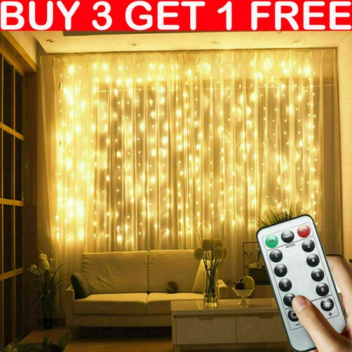 300 led curtain - curtain, lights