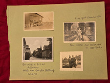 WWII German Photo Album Page