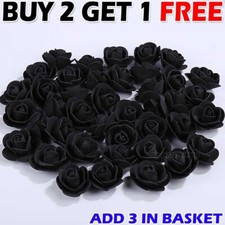 500 Foam Mini Roses WHOLESALE Heads Buds Small Flowers Wedding Home Party UK