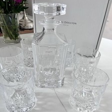 Royal doulton crystal decanter - doulton,