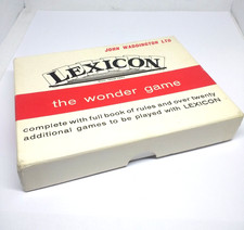 Lexicon Waddingtons Card Game Vintage Complete MINT
