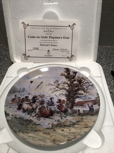 Thelwell ponies plate - plate, on