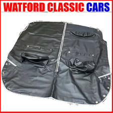 MGB, MGC Roadster  3 in 1 Full / Half Tonneau/hood cover with Headrest , B/White