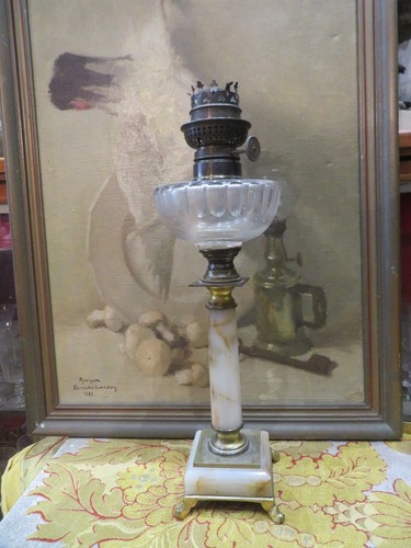 Old small oil lamp - oil,
