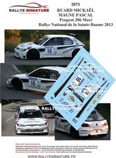 DECALS 1/43 REF 2873 PEUGEOT