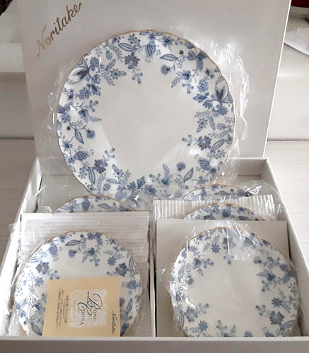 Noritake blue sorrentino - ex+++,