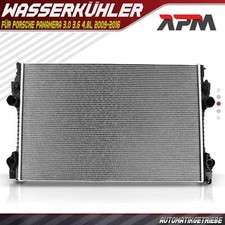 Radiator Water Cooler Engine Cooling For Porsche Panamera 3.0 3.6 4.8L 2009-2016