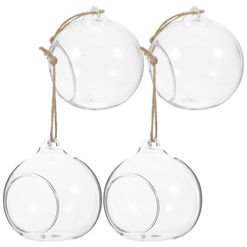 5pcs hanging glass bauble - 5pcs,