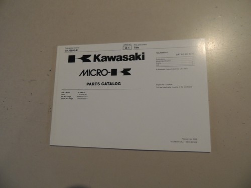 Parts catalog kawasaki jet - catalog,