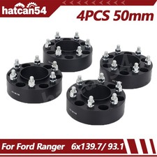 4 x Wheel Spacers 50mm Spacer Kit 6x139.7 93.1 +Nuts Fit Ford Ranger All Models