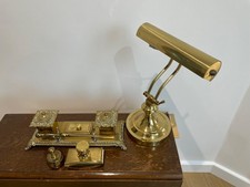 Antiques brass desk set