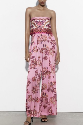 Zara new woman strapless pink - strapless,