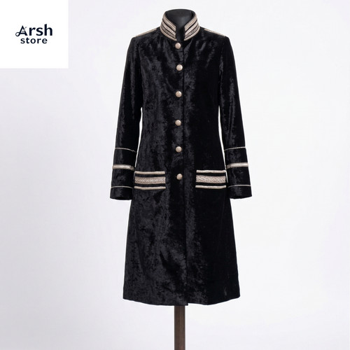 Women black regency - regency, velvet