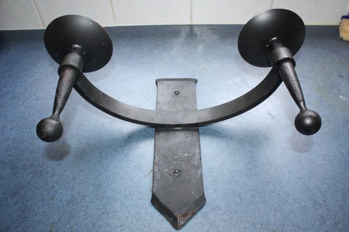Black wax rustic hand forged - black,