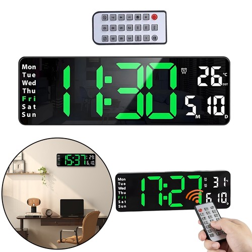Led wall clock large - 13",