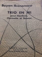 IKONOMOW/ TRIO EN MI/ FOR OBOE