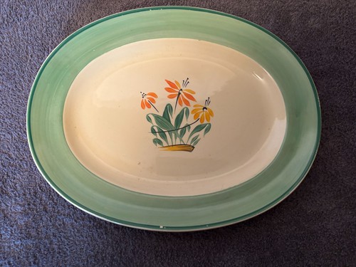 Antique minton oval plate - antique,