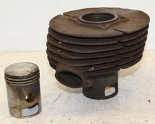 Jawa CZ 175 Cylinder Piston Genuine Patina