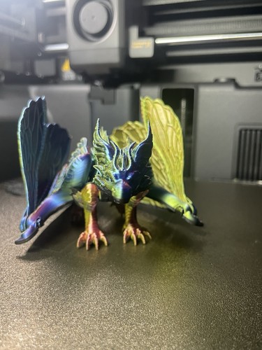 Printed articulated dragon - articulated,