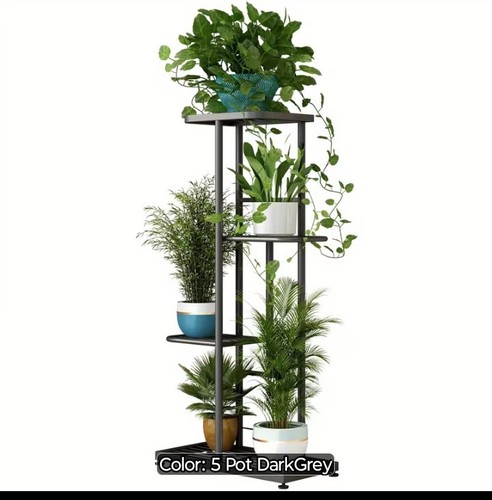Tier potted metal plant - metal,