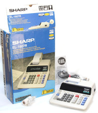 Vintage SHARP Electronic Printing Calculator EL-1607R Desk top New Open Box