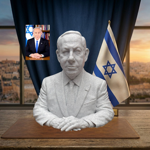 Benjamin netanyahu bust - netanyahu, v2