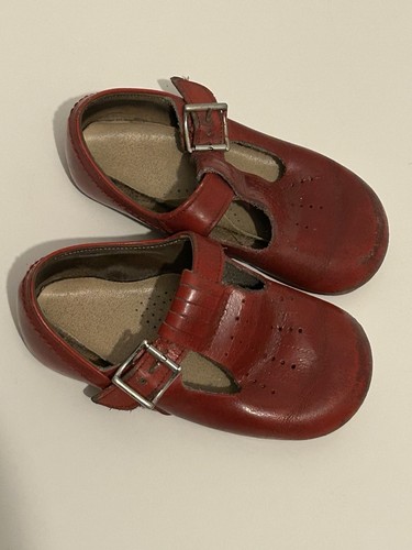 Vintage 1970s clarks red - clarks,